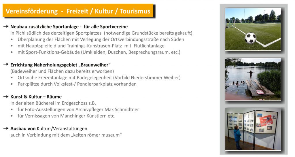 Vereinsförderung / Freizeit, Kultur, Tourismus